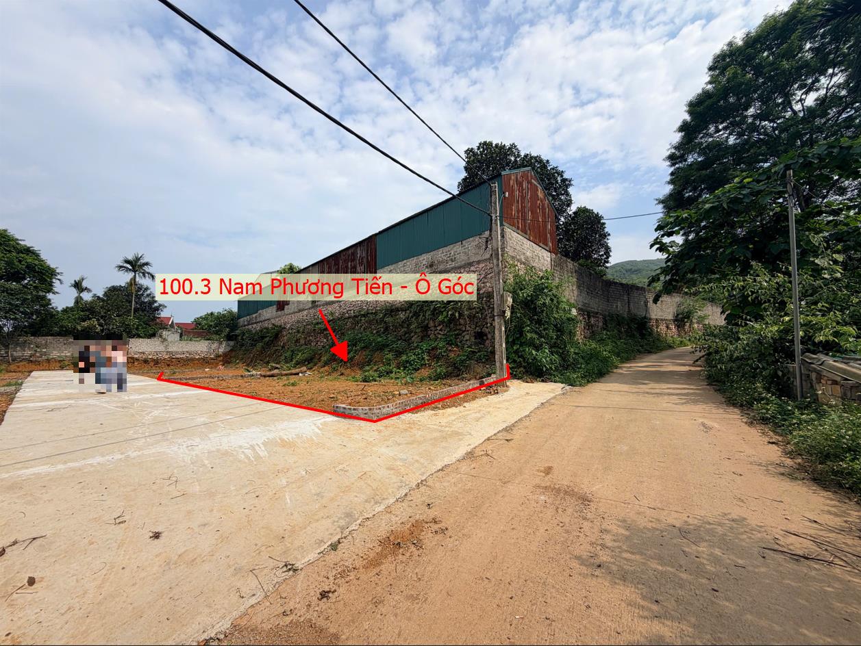 Hình ảnh Bán Lô Góc 2 Mặt Tiền Full Thổ Cư 100.3m Tại Nam Phương Tiến Ô Tô Đỗ Tận Đất Gần Trục Kinh Doanh