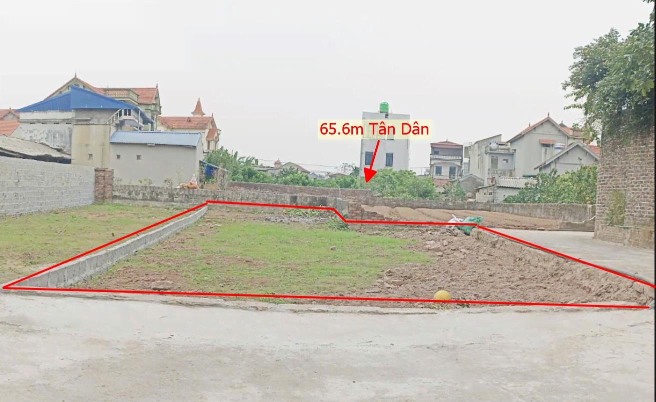Hình ảnh Bán Lô Đất 65.6m Tại Tân Dân Khoái Châu Bám Đường Bê Tông Ô Tô Vào Tận Đất Dân Cư Đông Đúc Thân Thiện Sổ Đỏ Pháp Lý Rõ Ràng Giá Đầu Tư