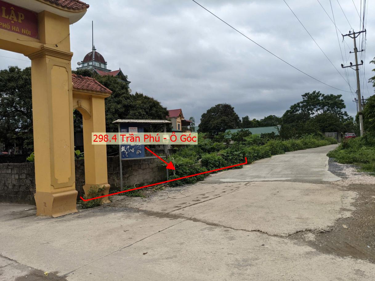 Hình ảnh Bán Lô Góc 3 Măt Thoáng 298.4m Tại Trần Phú Đường Thông Ô Tô Thuộc Làn 2 QL21A - Đất Phân Lô Trần Phú