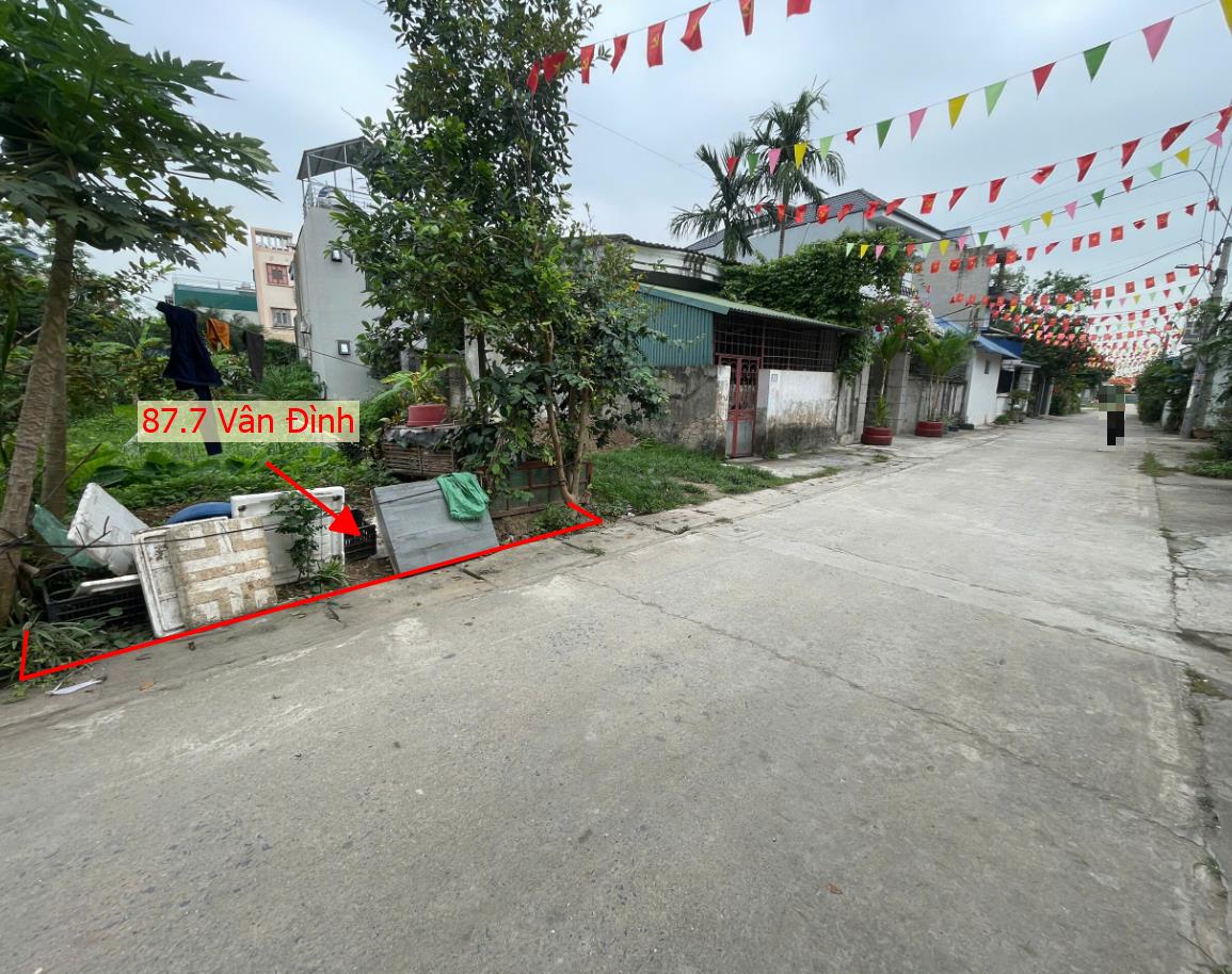 Hình ảnh Bán Thửa Đất Full Thổ Cư 87.7m Tại Vân Đình Đường Ô Tô Tránh Sát Trục Chính Kinh Doanh Liên Xã Giá Chỉ Vài Tỷ