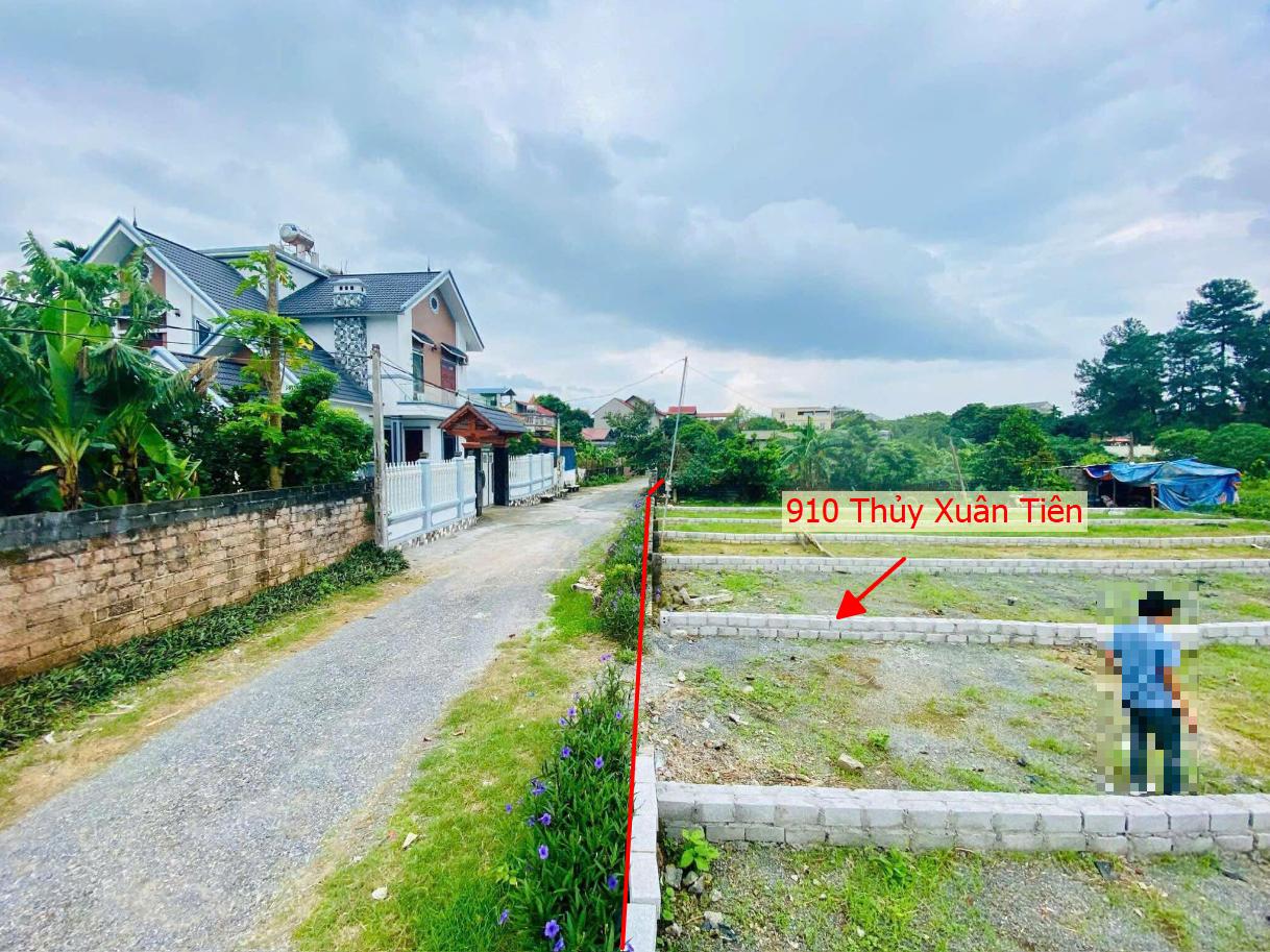 Hình ảnh Bán Thửa Đất 910m Tại Thủy Xuân Tiên Đường Thông Ô Tô Sát Mặt Đường Kinh Doanh QL21A 