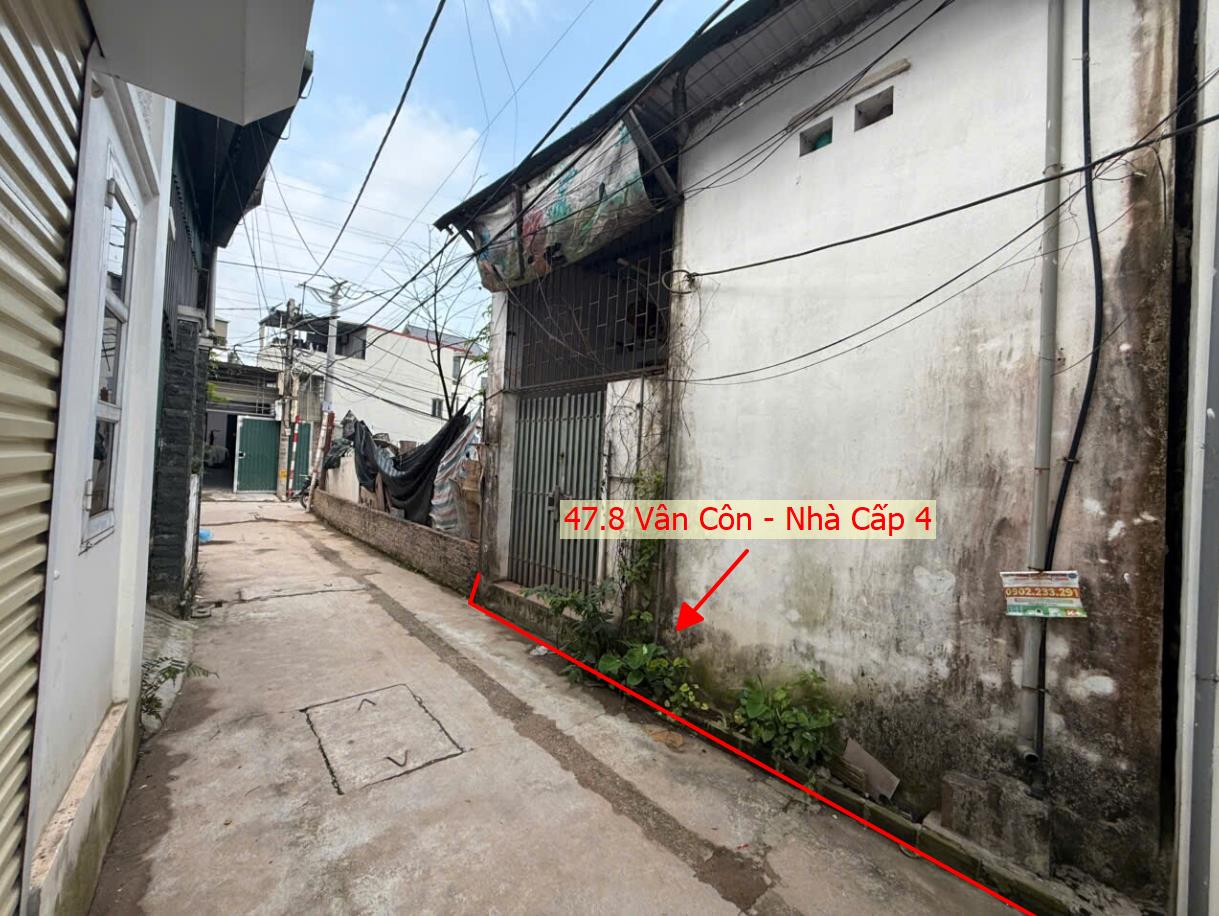 Hình ảnh Bán Nhà Cấp 4 47.8m Tại Vân Côn Sát Trục Chính Kinh Doanh Liên Xã Ngay Gần Đường Đại Lộ Thăng Long Giá Chỉ Vài Tỷ