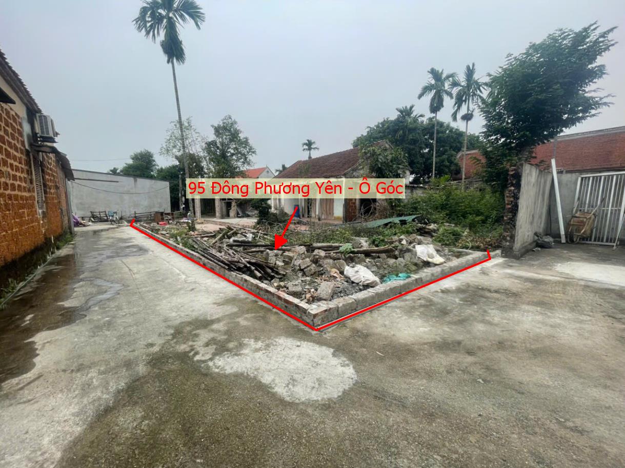 Hình ảnh Bán Lô Góc 2 Mặt Tiền 95m Tại Đông Phương Yên Sát Trục Kinh Doanh Gần QL6A Đang Mở Rộng