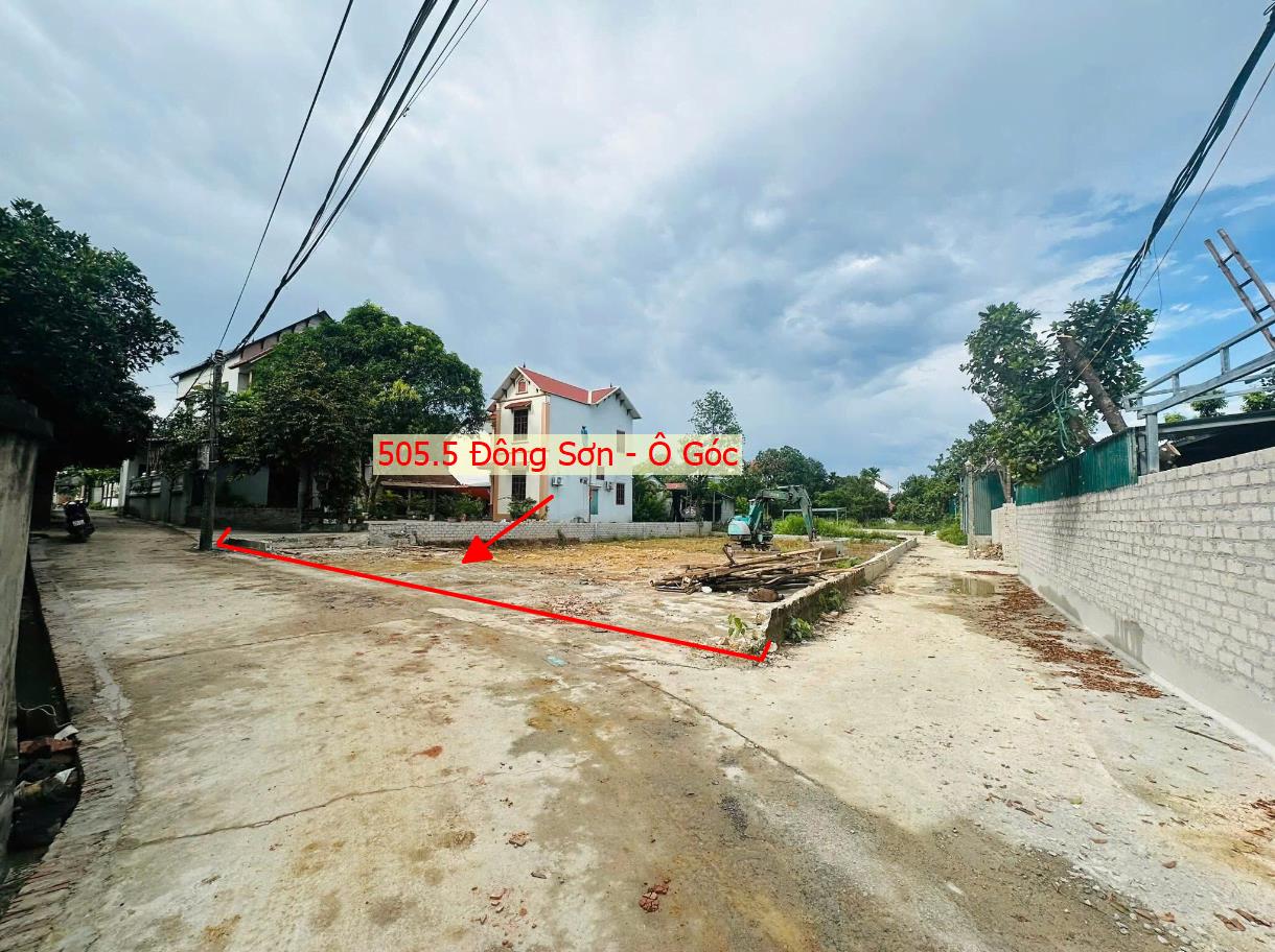 Hình ảnh Bán Lô Góc 2 Mặt Tiền 505.5m Tại Đông Sơn Ô Tô Đỗ Tận Đất Ngay Gần QL6A Đang Triển Khai Mở Rộng