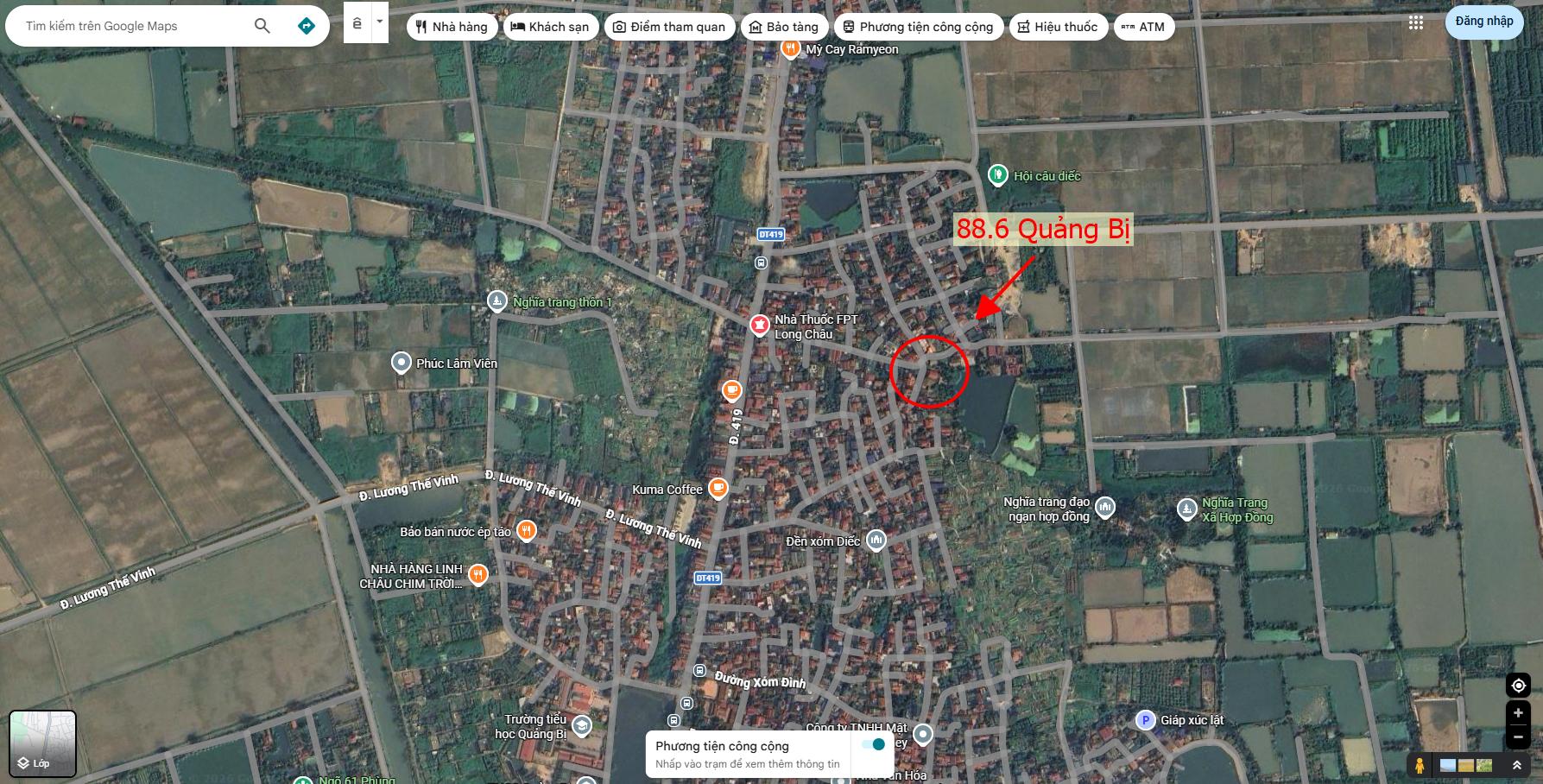 Hình ảnh Bán Thửa Đất 88.6m Tại Quảng Bị Gần Mặt Đường Kinh Doanh TL419 Giá Chỉ Hơn 2 Tỷ