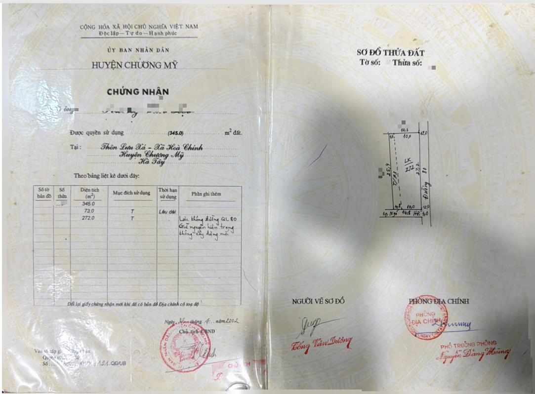 Hình ảnh Bất Động Sản Hòa Phú Bán Đất Khu Vực Hòa Chính Lô Góc 2 Mặt Thoáng Sát Trục Chính Kinh Doanh Liên Xã