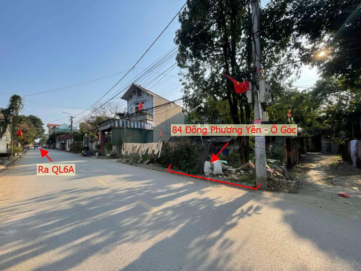 Hình ảnh Bán Lô Góc 2 Mặt Tiền 84m Tại Tại Đồng Phương Mặt Trục Chính Kinh Doanh Gần QL6A Đang Mở Rộng