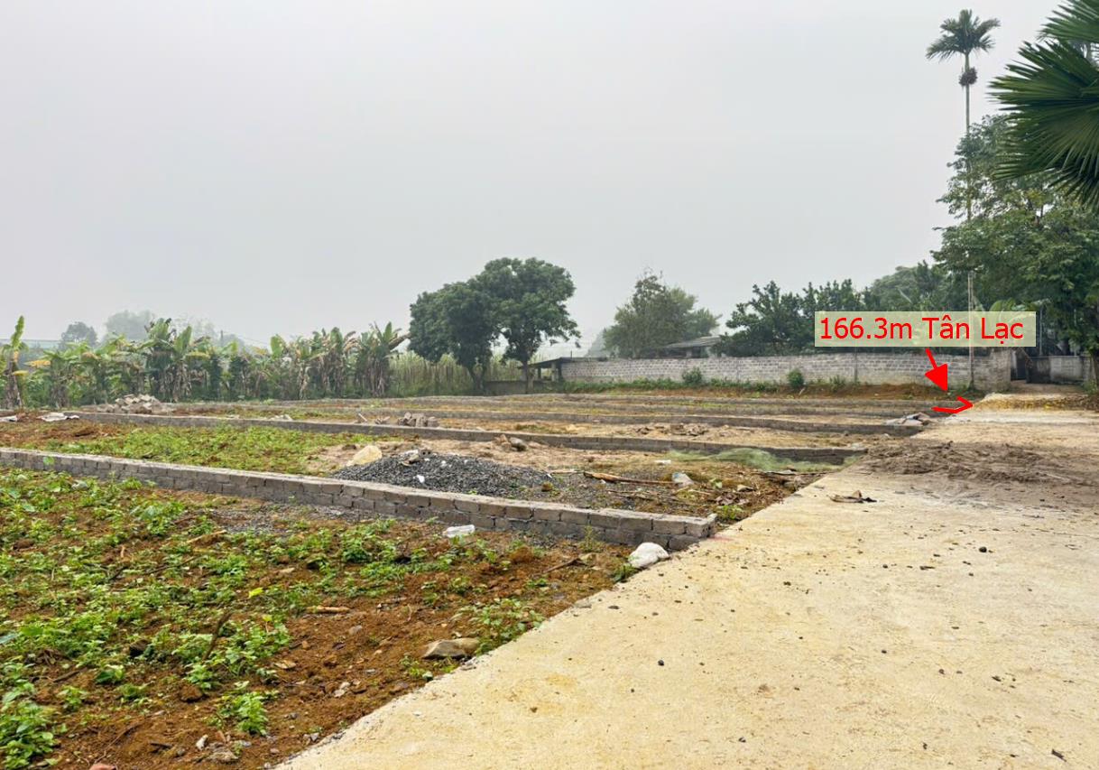 Hình ảnh Bán Lô Đất 166.3m Tại Tân Lạc Bám Đường Bê Tông Ô Tô Vào Tận Đất Dân Cư Đông Đúc Cách Tl 150m CÁch Ql6 2km Giá Đầu Tư