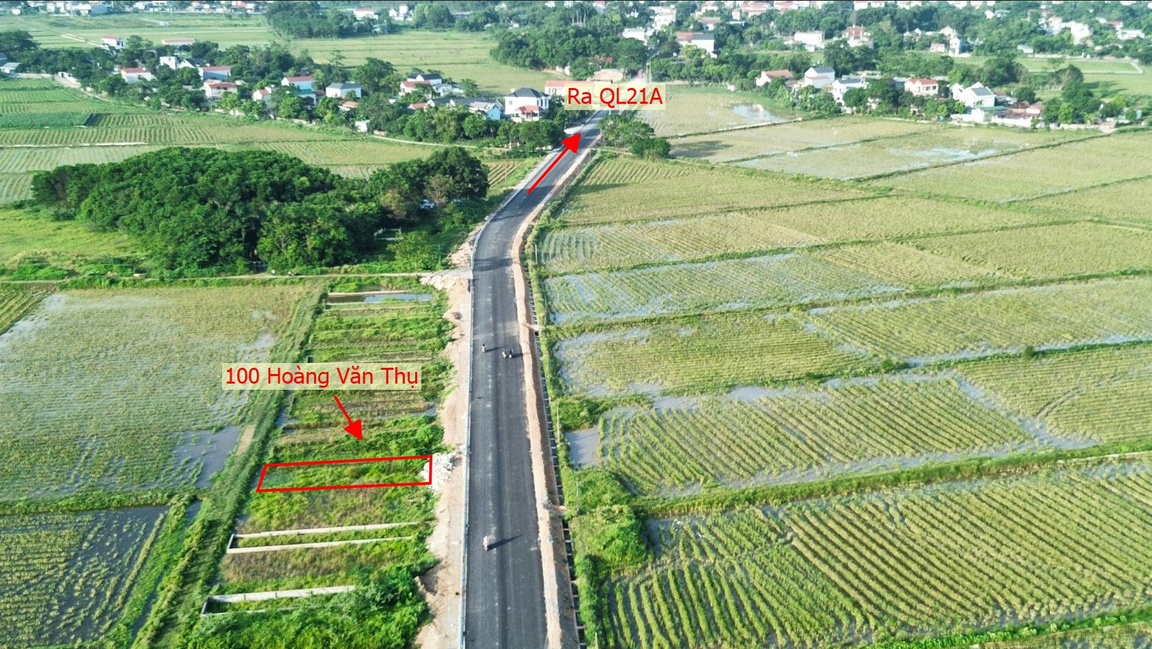 Hình ảnh Bán Đất Full Thổ Cư 100m Tại Hoàng Văn Thụ Mặt Trục Kinh Doanh Liên Xã Ngay Gần Đường Hồ Chín Minh (QL21A)