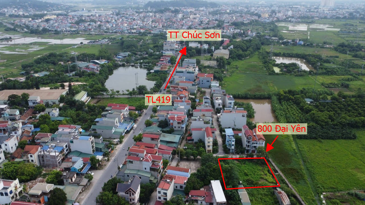 Hình ảnh Bán Lô Góc 2 Mặt Tiền Ô Tô Vào Tận Đất Sát TL419 Giáp Thị Trấn Chúc Sơn