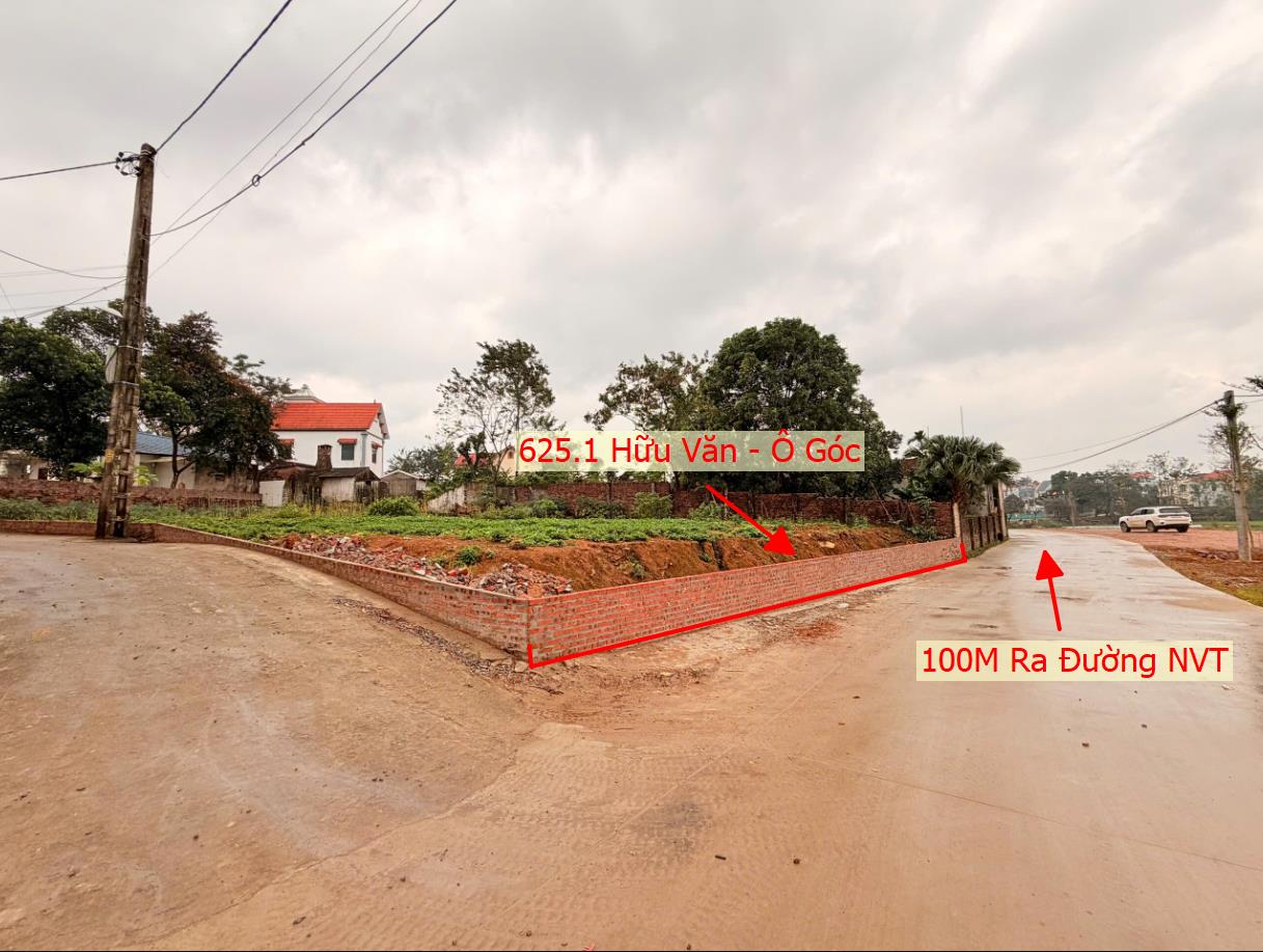 Hình ảnh Bán Lô Góc 2 Mặt Tiền 625.1m Tại Hữu Văn Ô Tô Đỗ Tận Đất Gần Mặt Đường Kinh Doanh Nguyễn Văn Trỗi