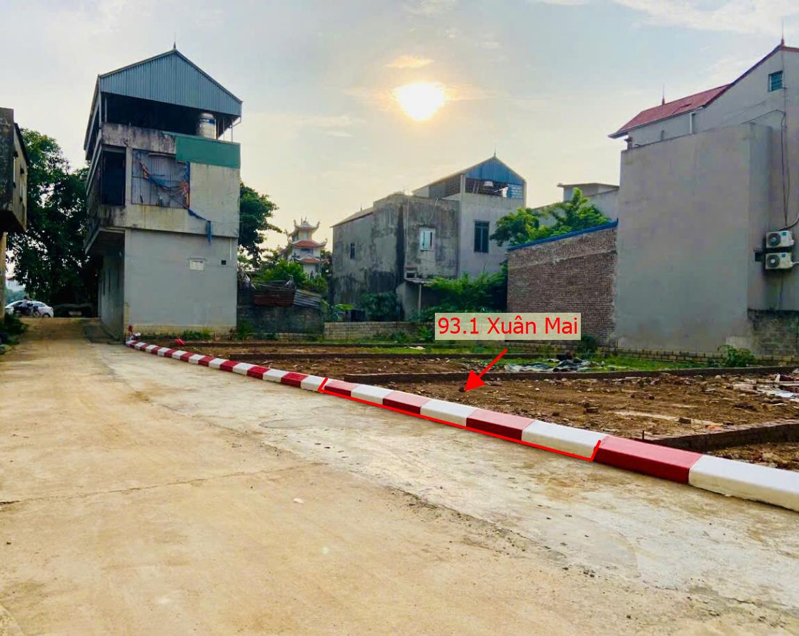 Hình ảnh Bất Động Sản Xuân Mai Bán Đất Phân Lô Khu Vực Thủy Xuân Tiên Đường Thông Ô Tô Cách QL6A Đang Mở Rộng Chỉ Vài Bước Chân