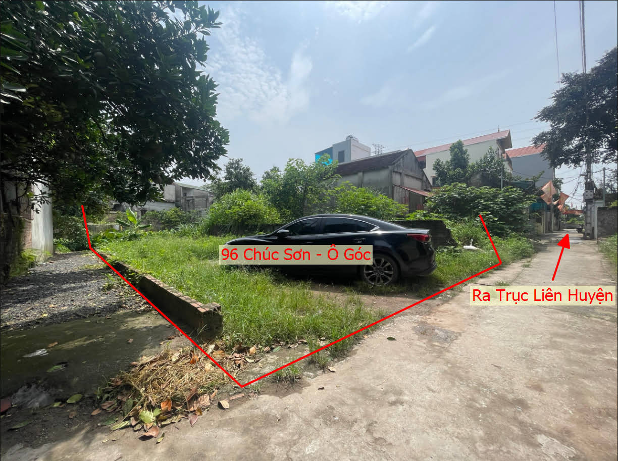 Hình ảnh Bán Lô Góc 2 Mặt Thoáng Ô Tô Vào Tận Đất Ngay Sát Trục Liên Huyện Tại Thị Trấn Chúc Sơn