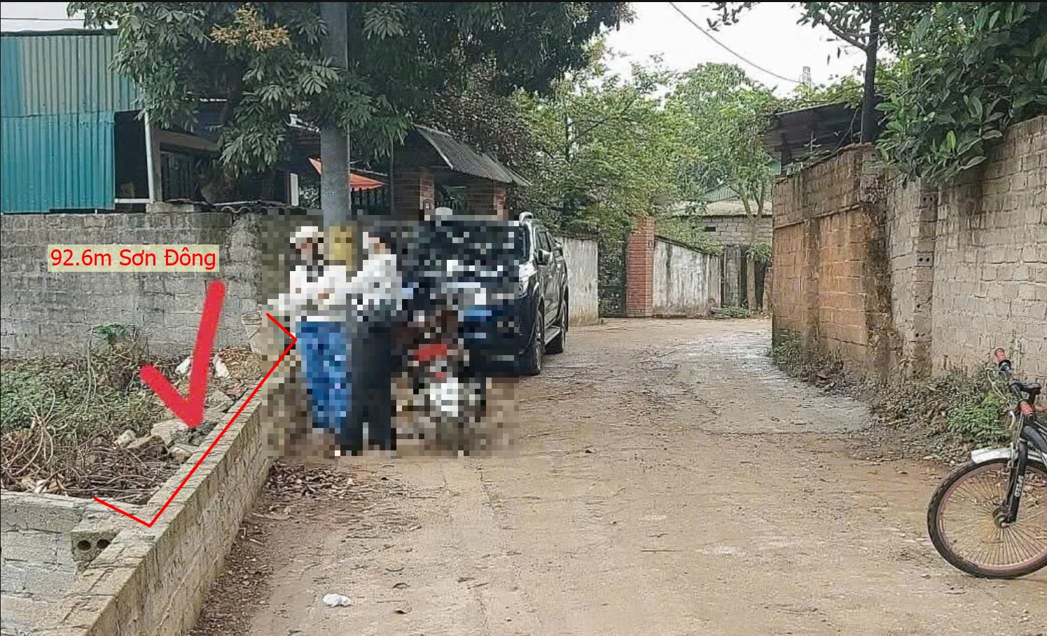 Hình ảnh Bán Lô Đất 92.6m Tại Sơn Đông Sơn Tây Bám Đường Bê Tông Ô Tô Vào Tận Đất Dân Cư Đông Đúc Thân Thiện Gần Chợ Trường Học Ủy Ban Giá Đầu Tư