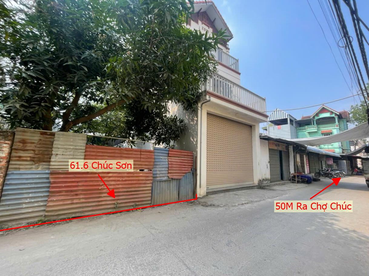 Hình ảnh Bán Thửa Đất 61.6m Tại Chúc Sơn Đường Thông Ô Tô Sát Chợ Chúc Gần Mặt Đường TL419