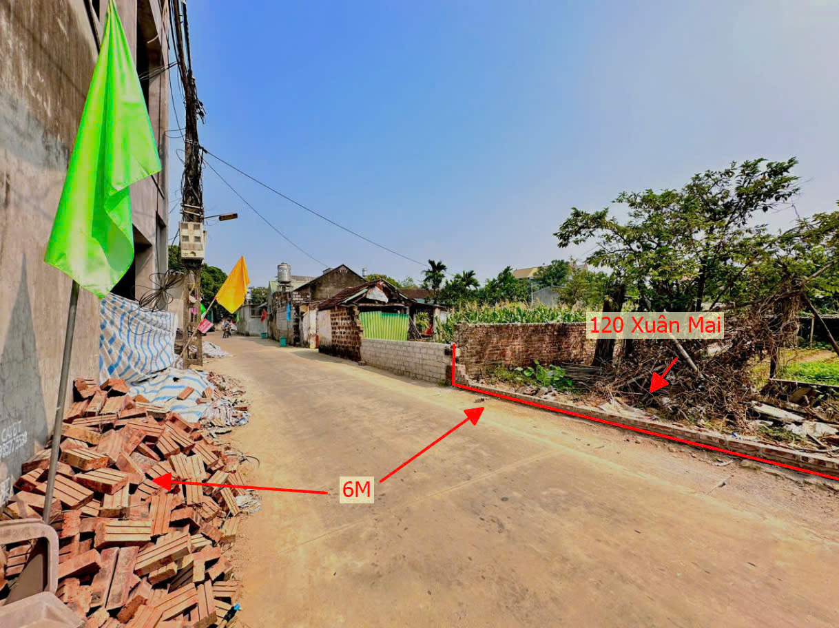 Hình ảnh Bán Đất Thị Trấn Xuân Mai Ô Tô Vào Tận Đất Sát Trục Kinh Doanh Ngay Gần QL6A 