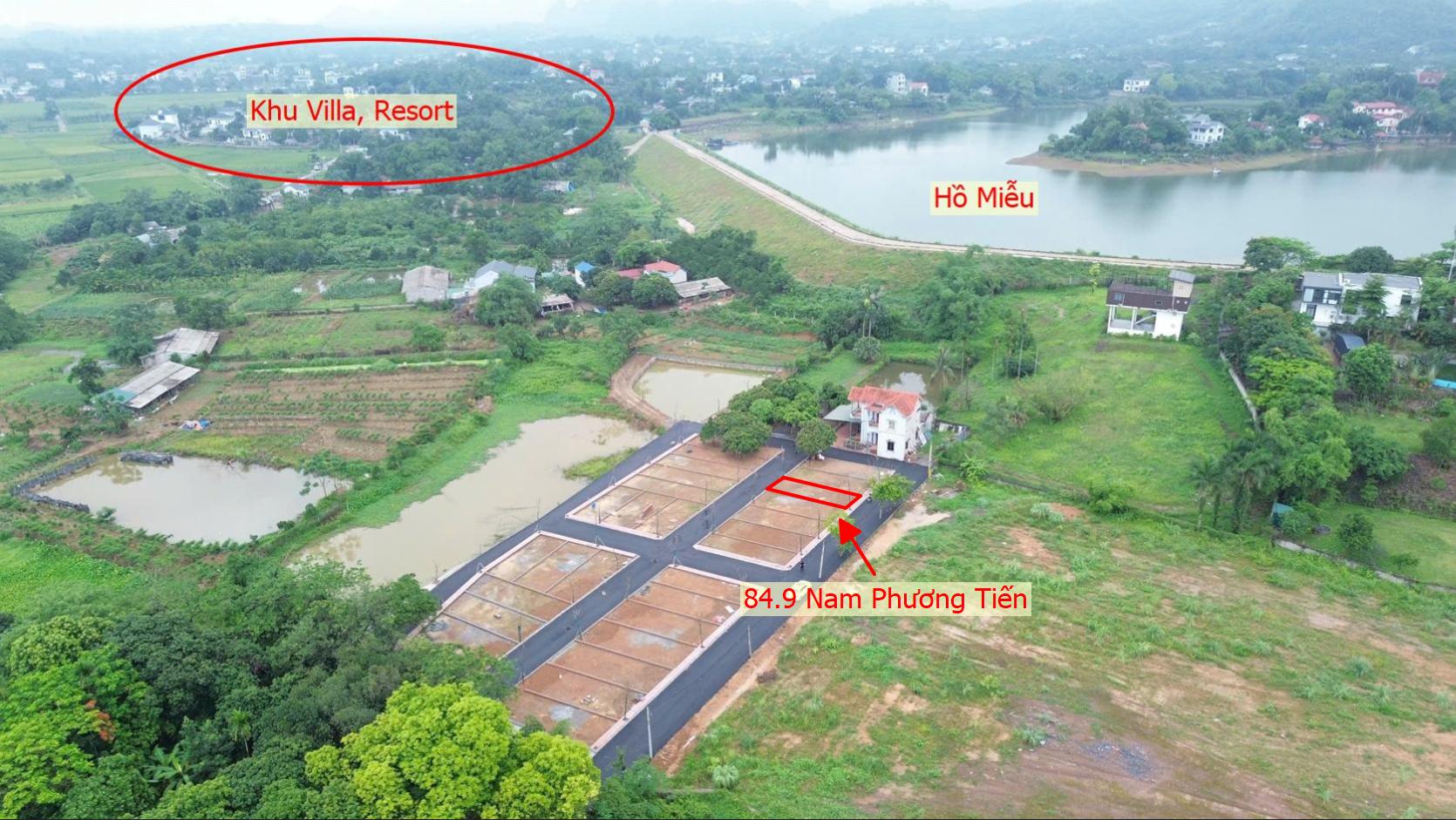 Hình ảnh Bất Động Sản Xuân Mai Bán Đất Phân Lô Khu Vực Nam Phương Tiến Sát Hồ Miễu Thoáng Mát Cạnh Khu Nghỉ Dưỡng La Saveur Hòa Bình