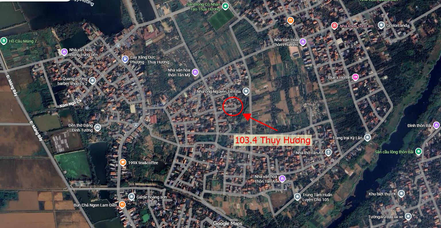 Hình ảnh Bất Động Sản Chương Mỹ Bán Đất Khu Vực Thụy Hương Sát Trục Chính Kinh Doanh Ngay Gần Trường Học Các Cấp