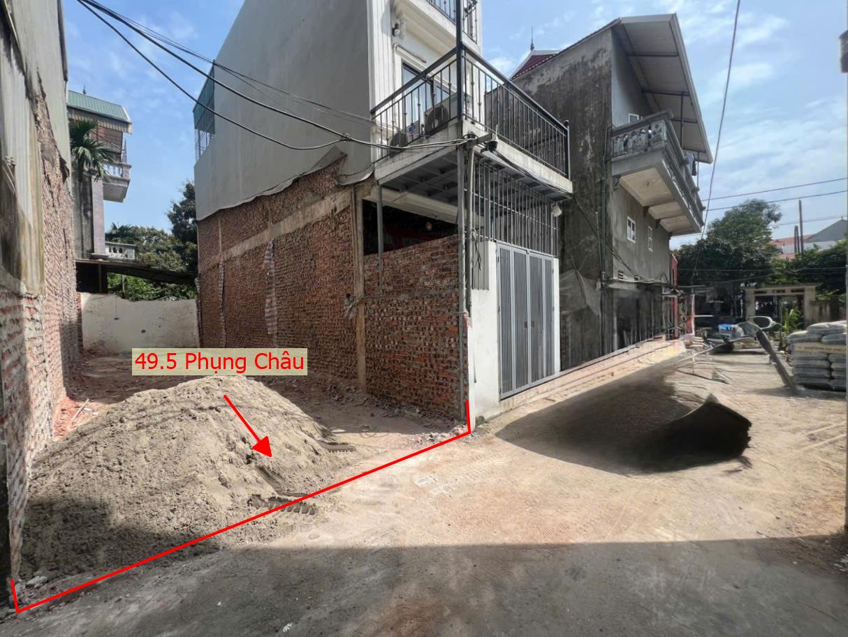 Hình ảnh Bán Thửa Đất 49.5m Tại Phụng Châu 2 Mặt Tiền Ô Tô Đỗ Tận Đất Gần Trục Kinh Doanh Liên Huyện