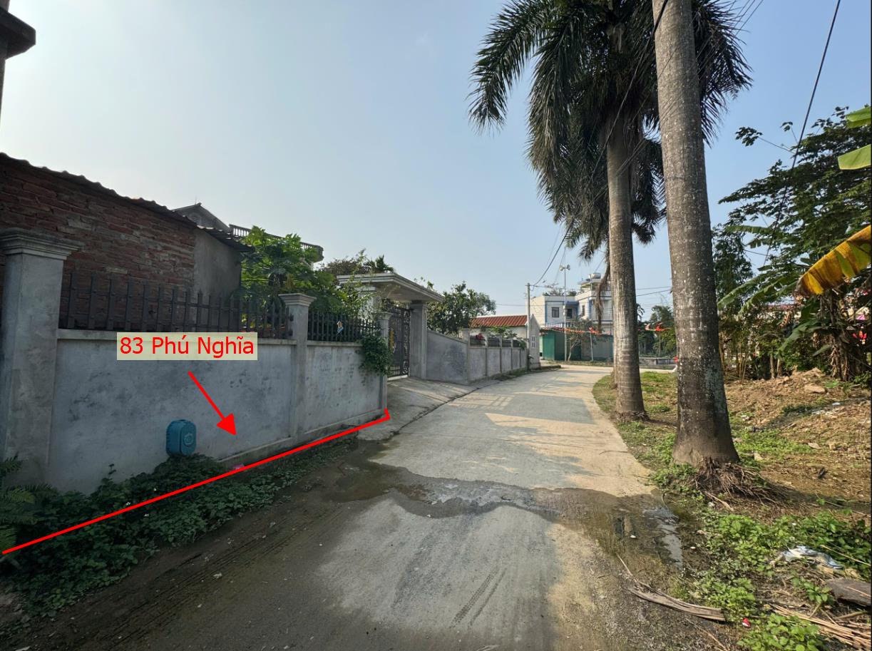 Hình ảnh Bán Thửa Đất 83m Full Thổ Cư Tại Phú Nghĩa Đường Thông Ô Tô Gần KCN Phú Nghĩa, QL6A Đang Mở Rộng