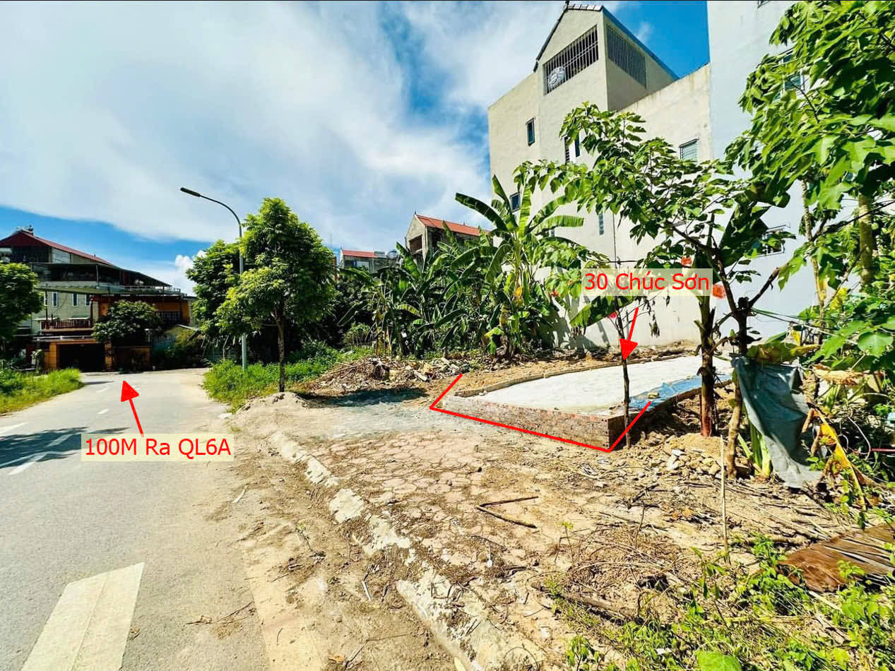 Hình ảnh Bán Đất Khu Tái Định Cư Đồng Tía Chúc Sơn Sát QL6A Gần Trung Tâm Hành Chính Huyện