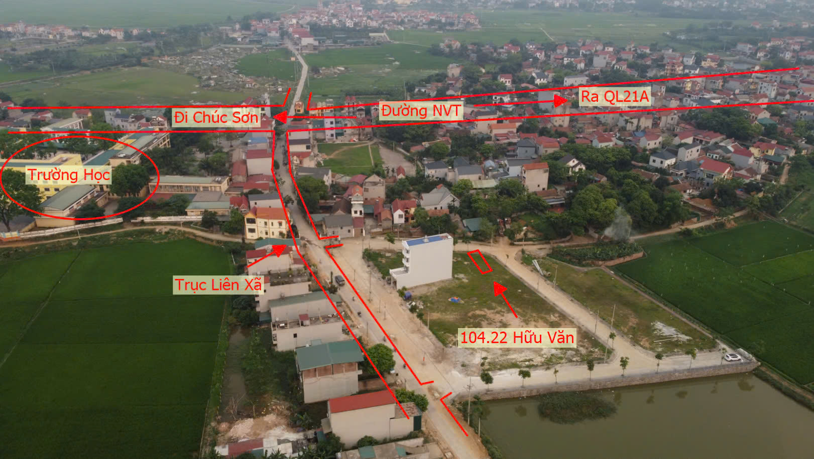 Hình ảnh Bán Đất Đấu Giá Khu Mái Sau Xã Hữu Văn Sát Mặt Đường Kinh Doanh Nguyễn Văn Trỗi 