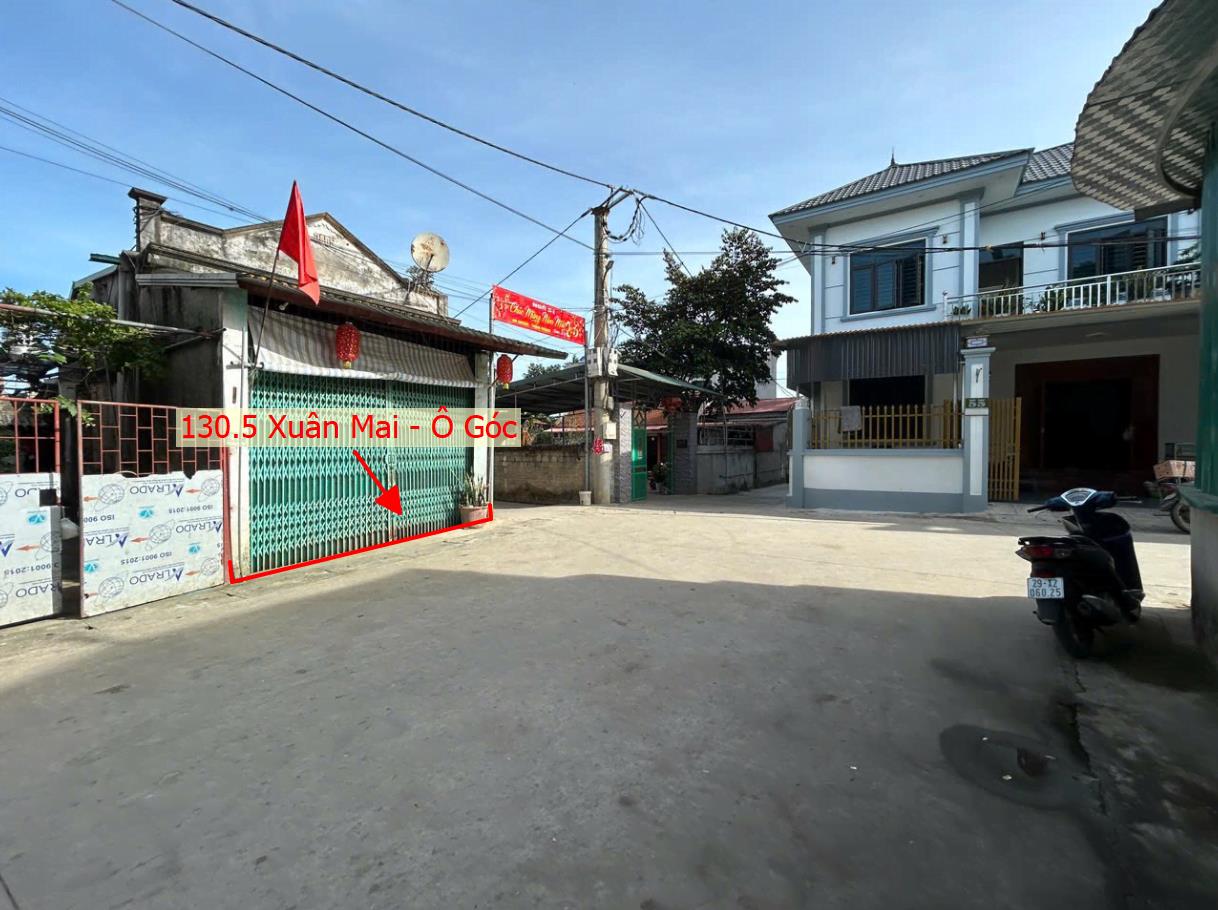 Hình ảnh Bán Lô Góc 2 Mặt Tiền Sẵn Nhà Cấp 4 130.5m Tại Thị Trấn Xuân Mặt Trục Kinh Doanh Gần QL6A