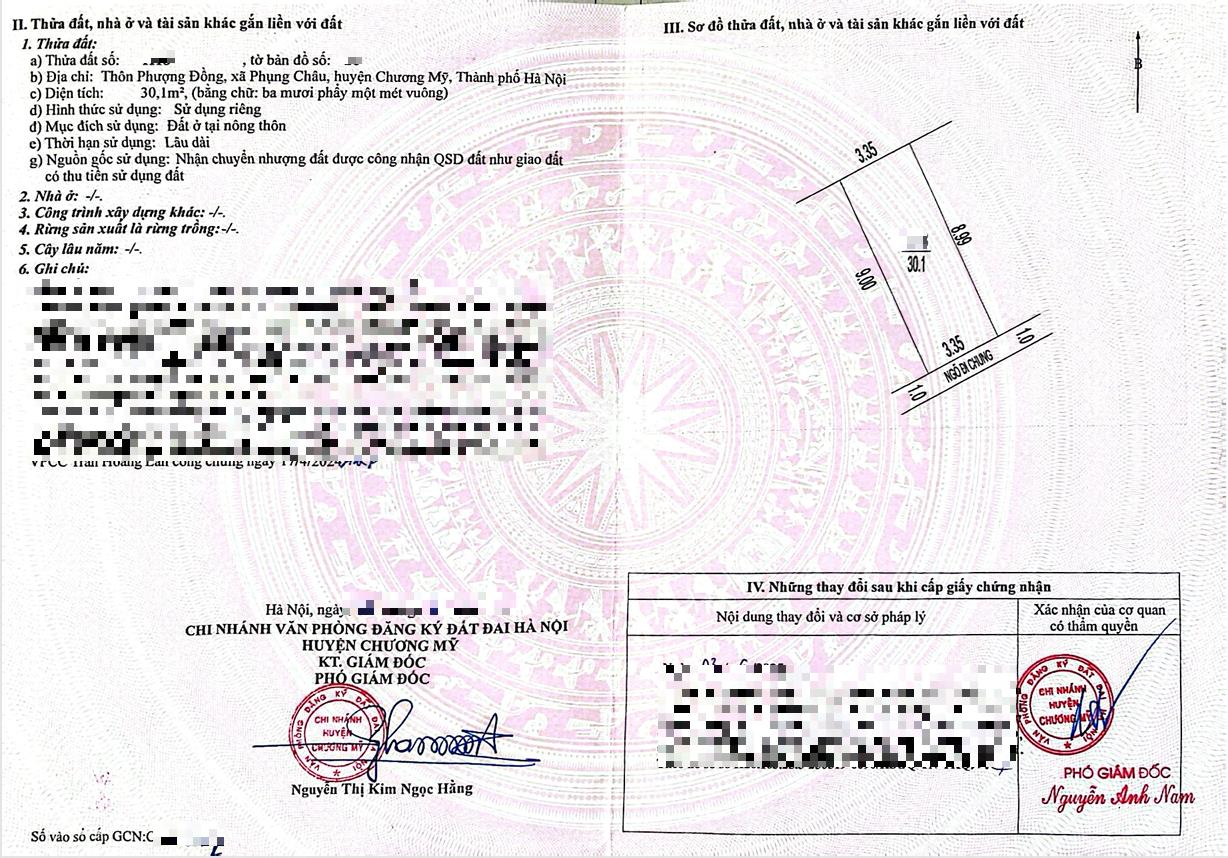 Hình ảnh Bán Thửa Đất 30.1m Tại Phụng Châu Sát Trục Chính Kinh Doanh Liên Xã Giá Chỉ Vài Tỷ
