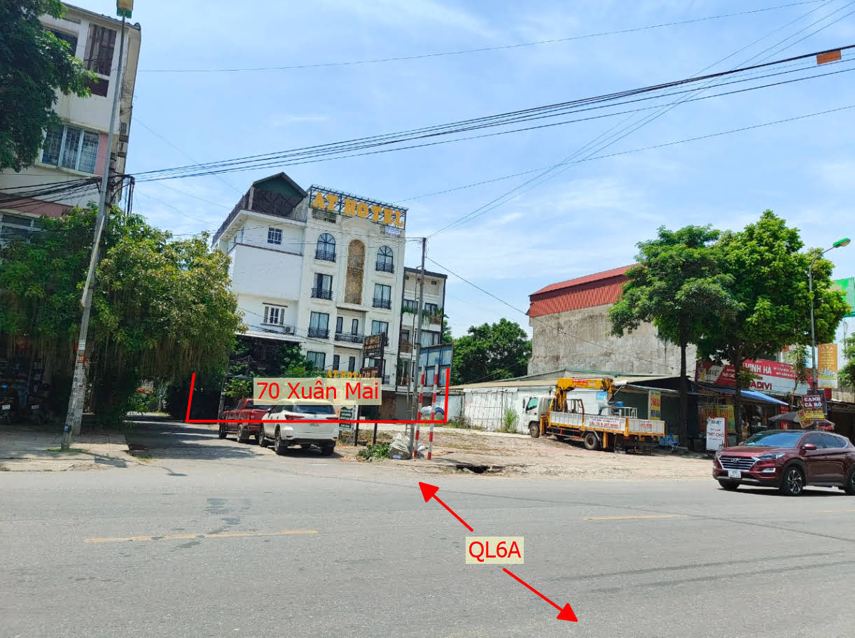 Hình ảnh Bán Nhà Mặt Đường Kinh Doanh QL6A Đang Mở Rộng Ngay Trung Tâm Thị Trấn Xuân Mai