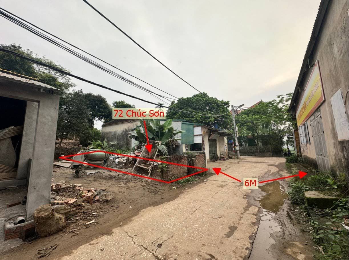 Hình ảnh Bán Đất Full Thổ Cư Tại Thị Trấn Chúc Sơn Cách QL6A Vài Trăm Mét Ô Tô Vào Tận Đất 