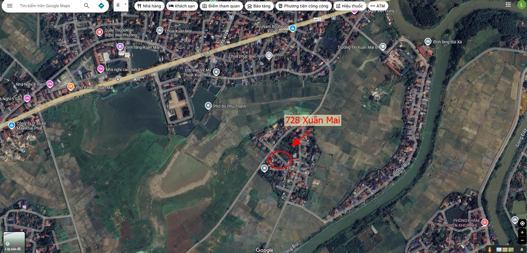 Hình ảnh Bán Thửa Đất 728m Tại Xuân Mai Ô Tô Đỗ Tận Đất Ngay Gần QL6A Đang Triển Khai Mở Rộng 