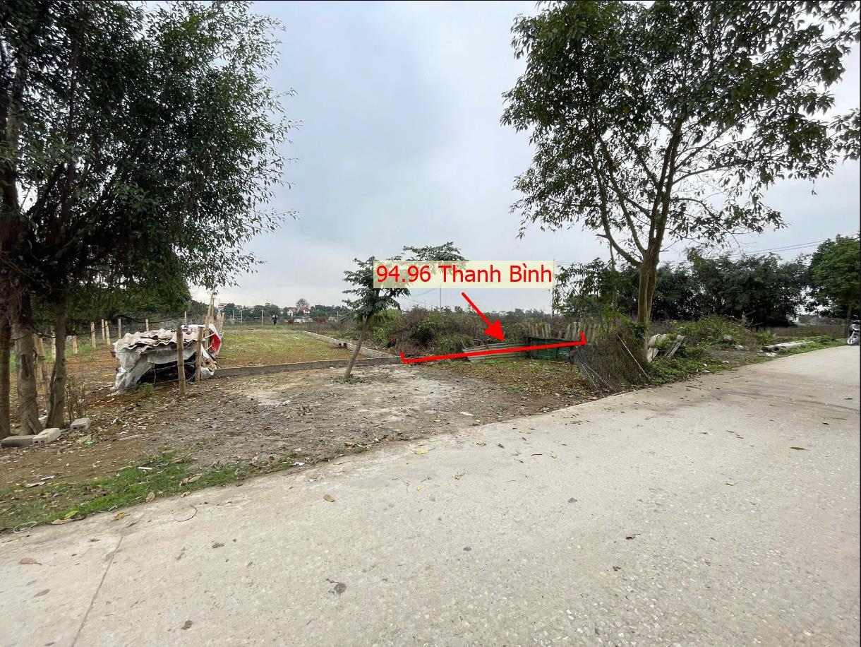 Hình ảnh Lô đất đấu giá Đồng Sắn mặt đường kinh doanh 95m2 lòng đường rộng 12m cạnh trường mầm non xã Thanh Bình