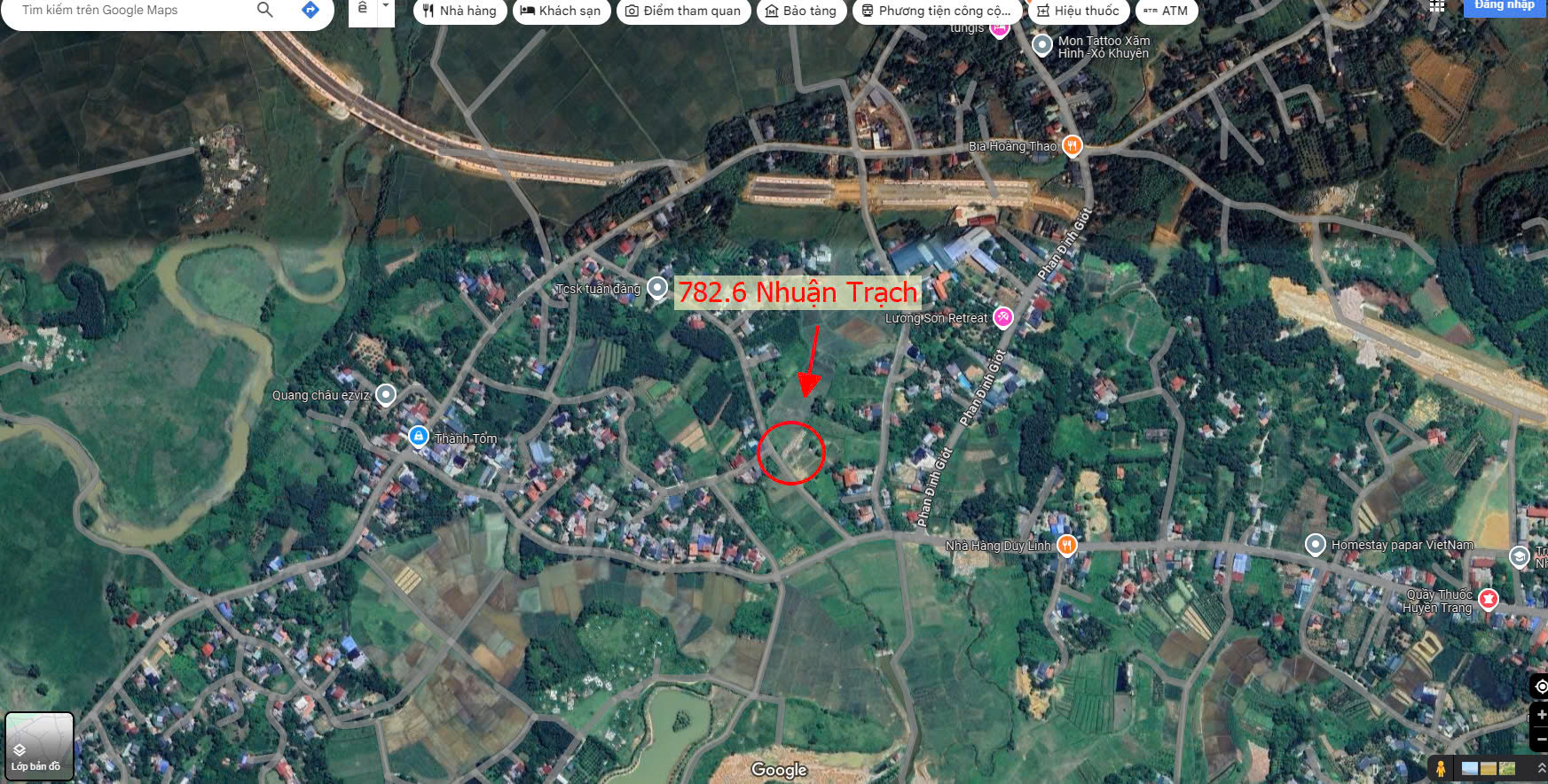 Hình ảnh Bán Đất Xã Nhuận Trạch 782.6M2 Ngay Sát Trục Chính Liên Xã Giáp Thị Trấn Lương Sơn 