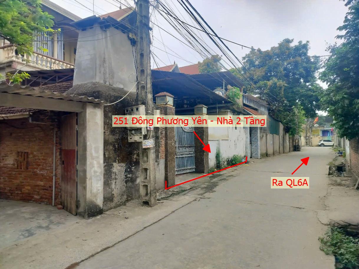 Hình ảnh Bán Đất Sẵn Nhà 2 Tầng Ngay Trung Tâm Xã Đông Phương Yên Ô Tô Đỗ Tận Đất Giá Chỉ Vài Tỷ