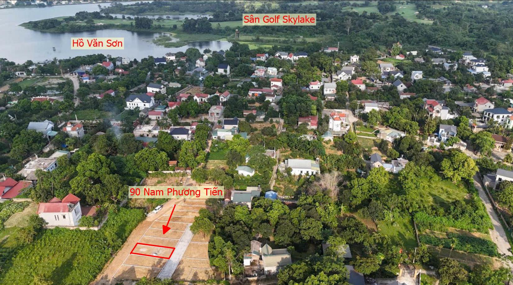 Hình ảnh Bán Đất Phân Lô Thôn Đông Nam Ô Tô Đỗ Tận Đất Ngay Sát Hồ Văn Sơn Khu Nghỉ Dưỡng Skylake