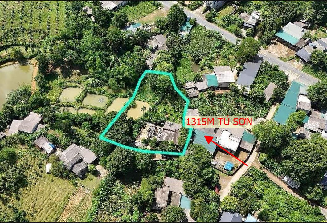 Hình ảnh Bán Lô Đất 1315m Tại Tú Sơn Kim Bôi Đã Sẵn Nhà Mặt Tiền 25m Bám Đường Bê Tông Giá Hơn Tỷ