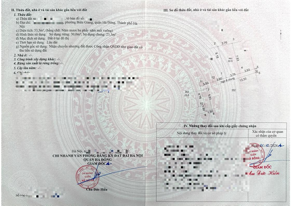 Hình ảnh Bán Thửa Đất 30m Tại Biên Giang Sát Trục Chính Kinh Doanh Ngay Gần QL6A Đang Mở Rộng