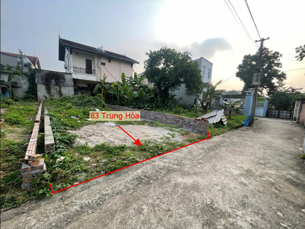 Hình ảnh Chủ Cắt Bán 83m Tại Trung Hòa Sát Mặt Đường Kinh Doanh Liên Xã Gần QL6A Đang Mở Rộng