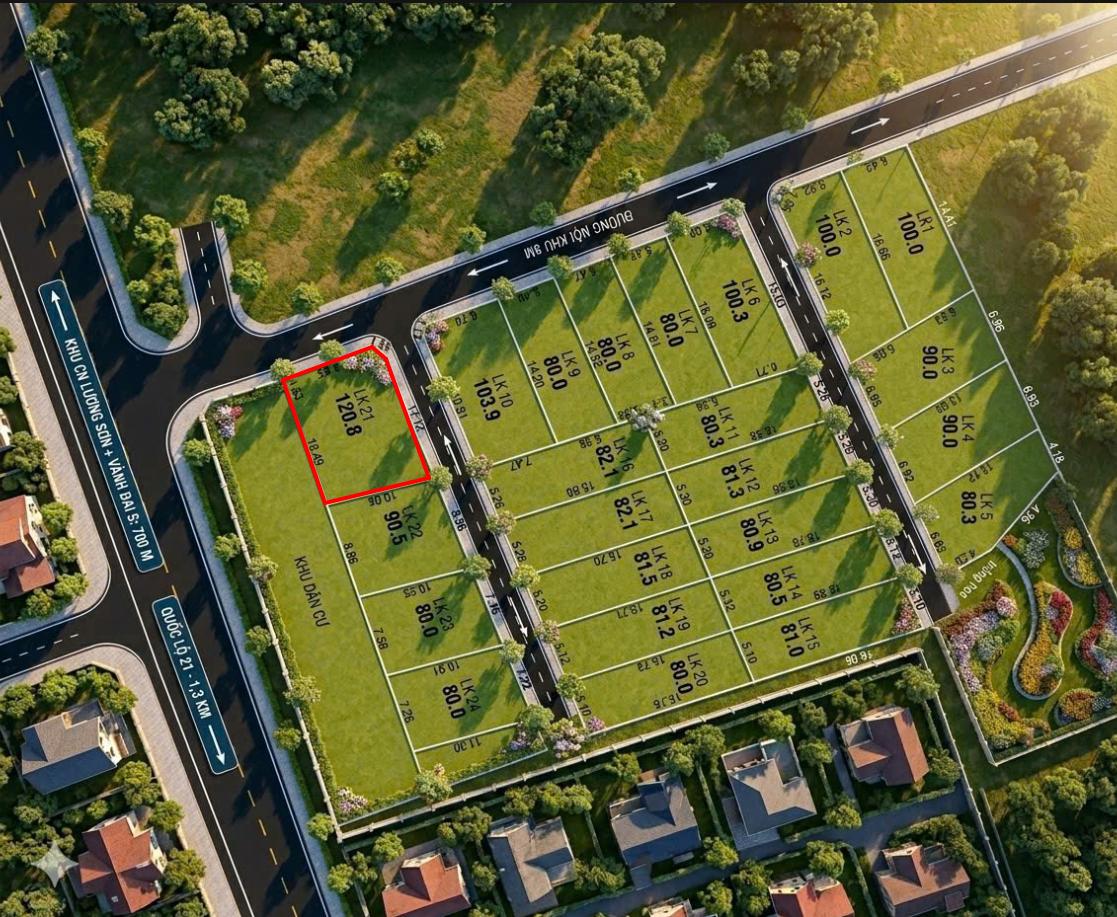 Hình ảnh Bất Động Sản Xuân Mai Bán Đất Phân Lô Khu Vực Thủy Xuân Tiên Ô Tô Đỗ Tận Đất Sát Trục Liên Xã Ngay Gần QL21A 