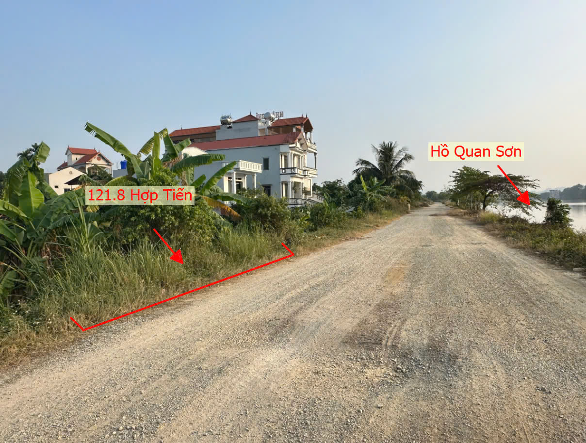 Hình ảnh Bán Đất Hợp Tiến Ô Tô Vào Tận Đất Mặt View Hồ Quan Sơn Cực Đẹp Gần Trung Tâm Hành Chính Xã 