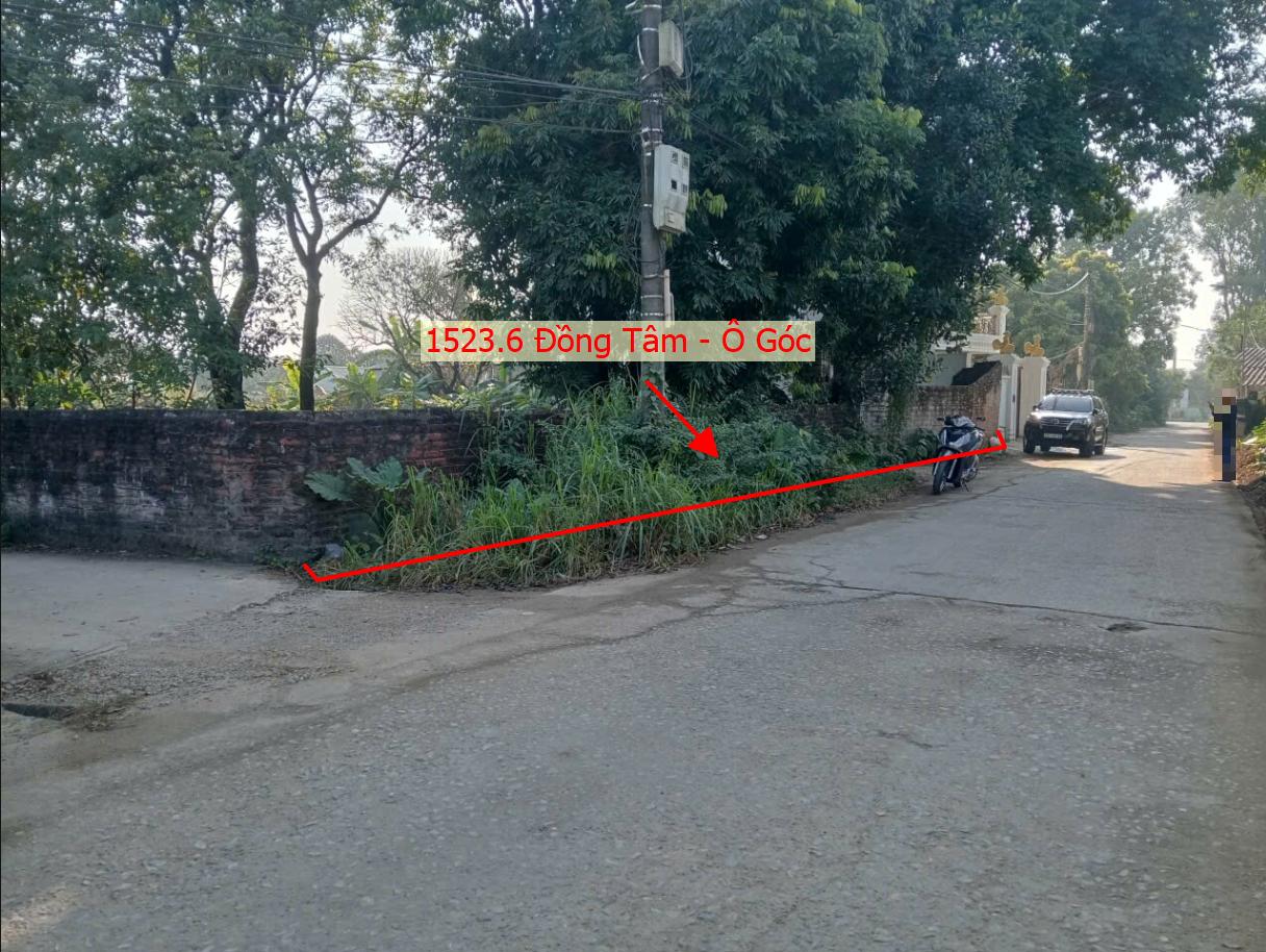 Hình ảnh Bán Lô Góc 2 Mặt Thoáng 1523.6m Tại Đồng Tâm Đường Ô Tô Tránh Ngay Sát TL429