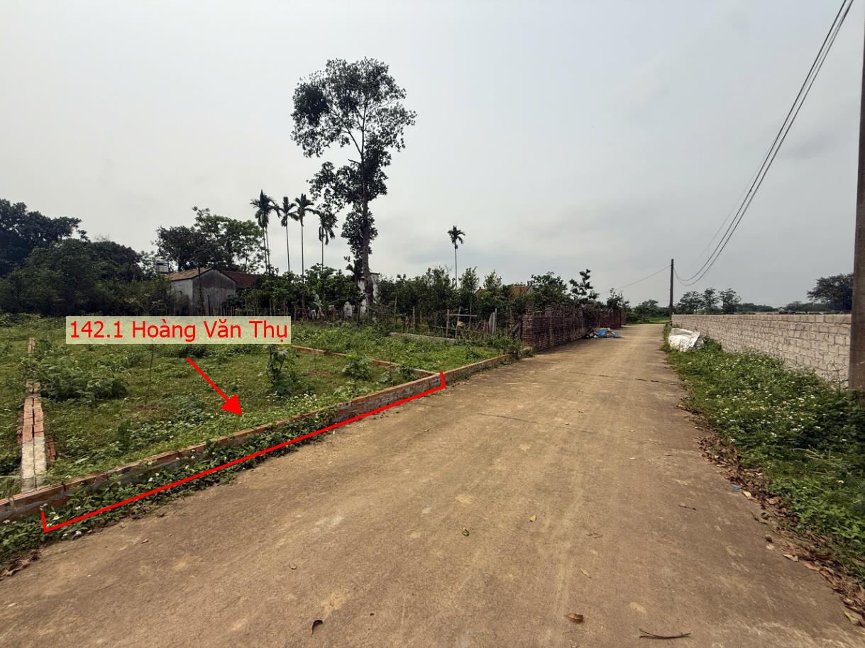 Hình ảnh Bất Động Sản Trần Phú Bán Đất Phân Lô Hoàng Văn Thụ Đường Thông Ô Tô Ngay Gần Trục Chính Kinh Doanh Liên Xã