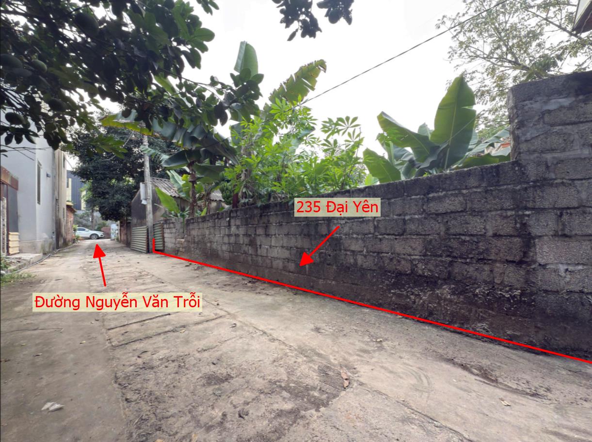Hình ảnh Bán Thửa Đất 235m Tại Đại Yên Chương Mỹ Sát Mặt Đường Kinh Doanh Nguyễn Văn Trỗi 