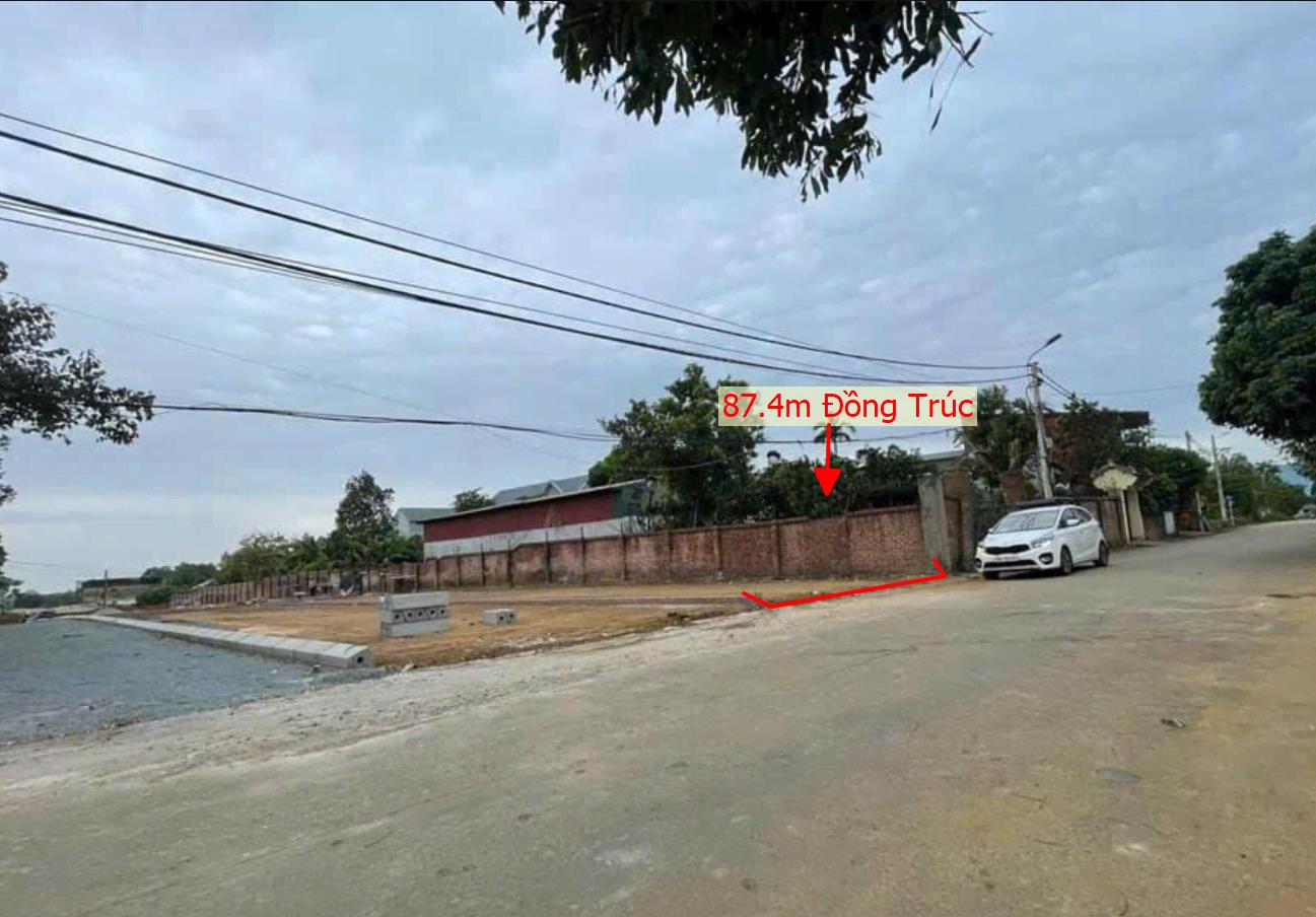 Hình ảnh Bán Lô Đất 87.4m Tại Đồng Trúc Thạch Thất Bám Đường Bê Tông Ô Tô Vào Tận Đất Dân Cư Đông Đúc Gần Chợ Trường Học Ủy Ban Giá Đầu Tư