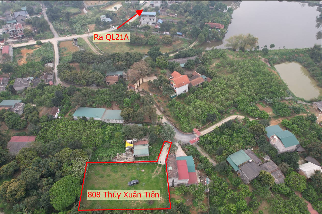 Hình ảnh Bán Đất Thủy Xuân Tiên Cách QL21A Vài Bước Chân Giáp Thị Trấn Xuân Mai 