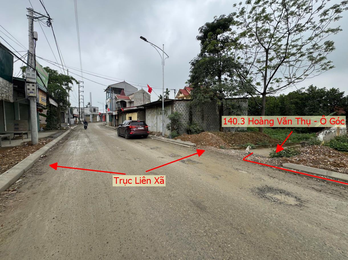 Hình ảnh Bán Lô Góc 2 Mặt Thoáng 140.3m Tại Hoàng Văn Thụ Mặt Trục Chính Kinh Doanh Liên Xã 