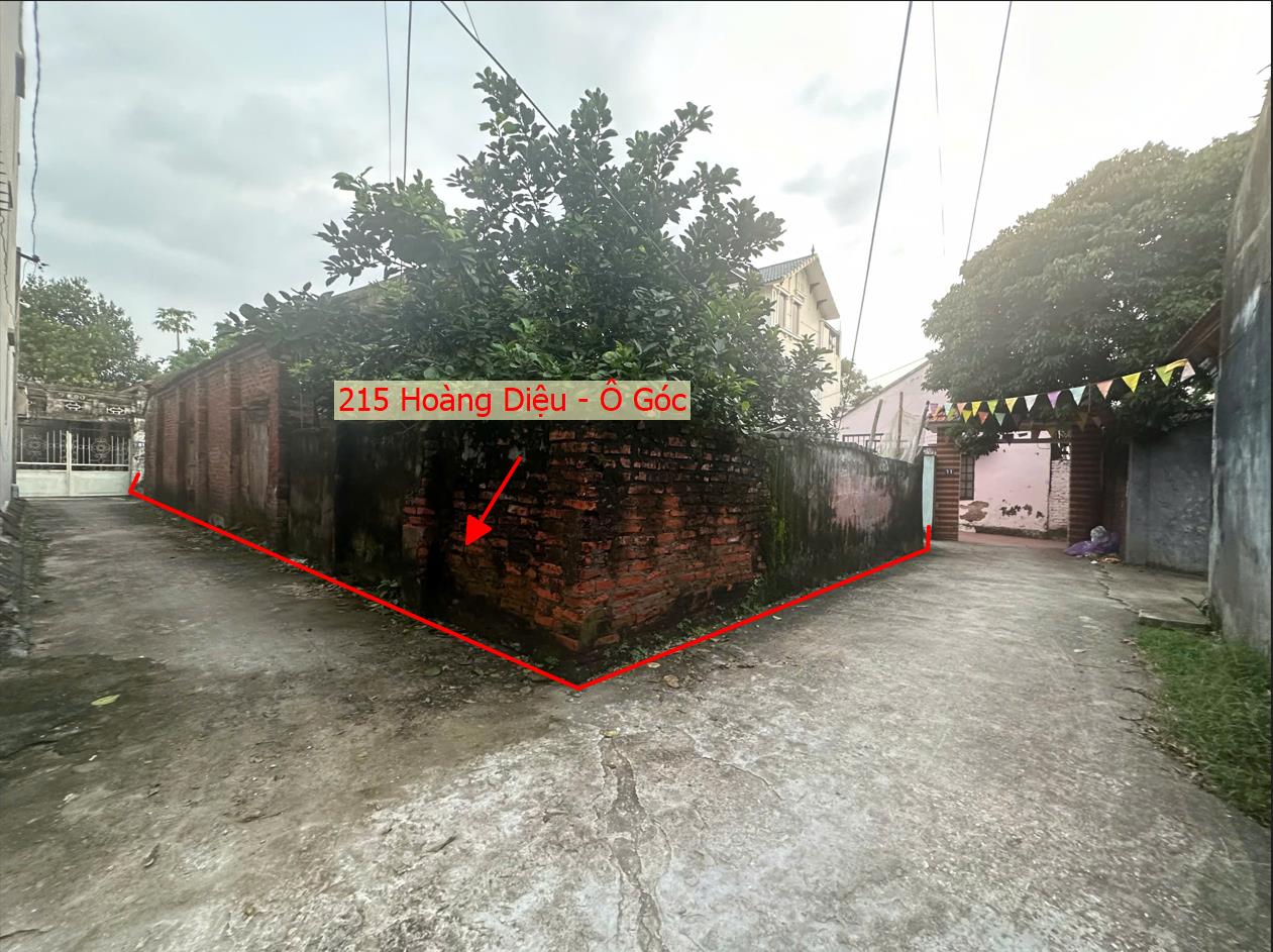 Hình ảnh Bán Đất Full Thổ Cư 215m Lô Góc 2 Mặt Tiền Tại Hoàng Diệu Sát Trục Chính Kinh Doanh Liên Xã 