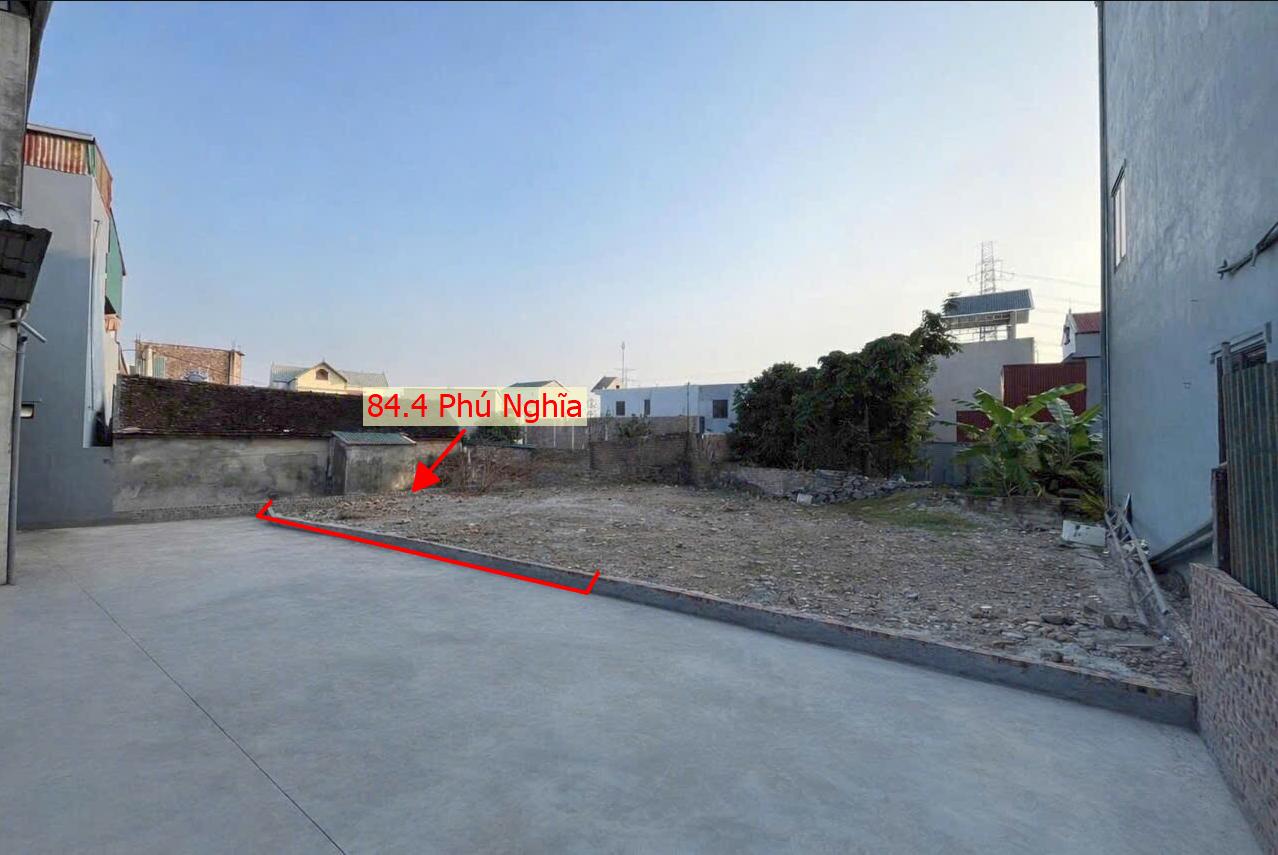Hình ảnh Bán Thửa Đất 84.4m Tại Phú Nghĩa Sát Trục Chính Kinh Doanh Gần KCN Phú Nghĩa QL6A Đang Mở Rộng