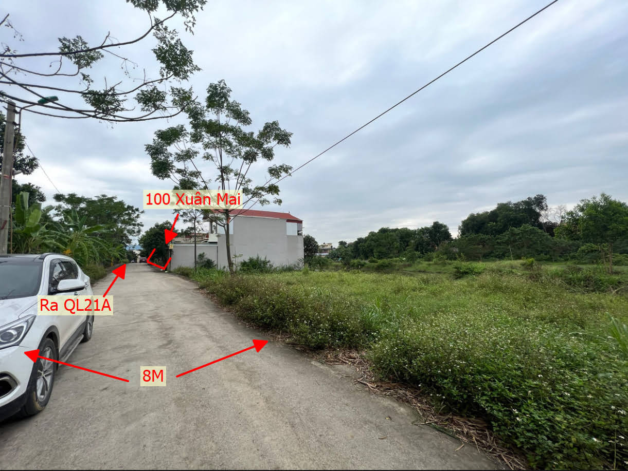 Hình ảnh Bán Đất Phân Lô Đồng Vai Thị Trấn Xuân Mai Ô Tô Vào Tận Đất Gần QL21A (LK-06)