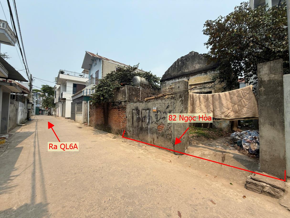 Hình ảnh Bất Động Sản Chương Mỹ Bán Đất Khu Vực Ngọc Hòa Mặt Trục Chính Kinh Doanh Thôn Cách QL6A Chỉ Vài Trăm Mét